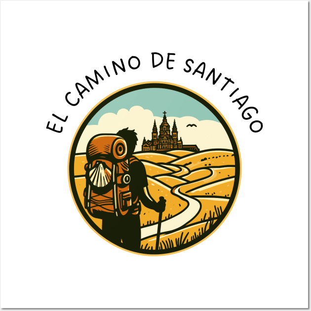 Buen Camino! El Camino de Santiago de Compostela - The Way of Saint James - Peregrino Pilgrim - Camino Frances Ingles Primitivo Shirt, Hoodie, Mug, Tote, Souvenir, etc Wall Art by cloudhiker